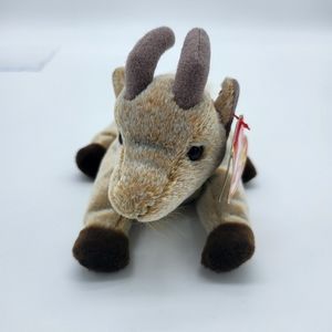 Rare Ty Beanie Original Baby Goatee Retired Vintage 1998 Tag Errors Miss Printed